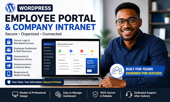 build a secure wordpress employee portal and company intranet