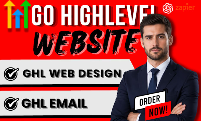 gohighlevel website design, setup ghl domain, create ghl email campaign