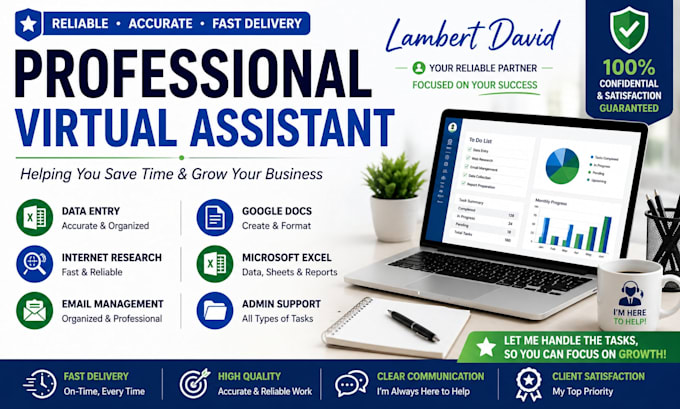 virtual assistant for data entry and web research