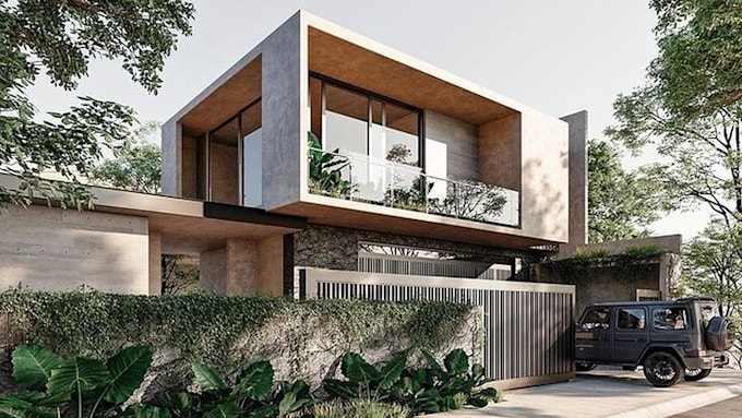 create conceptual architectural design and visualization