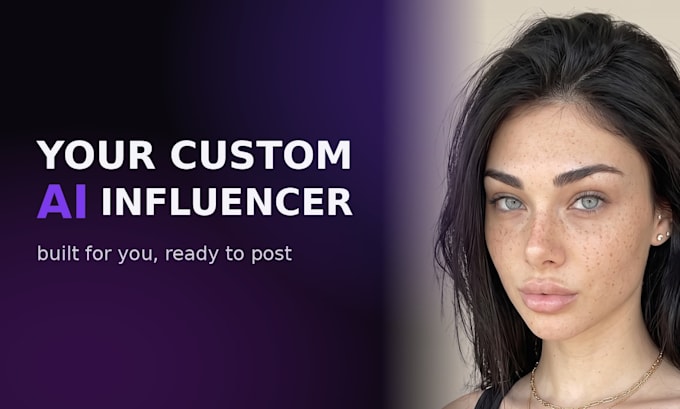 create a custom ai influencer character with a viral content vault