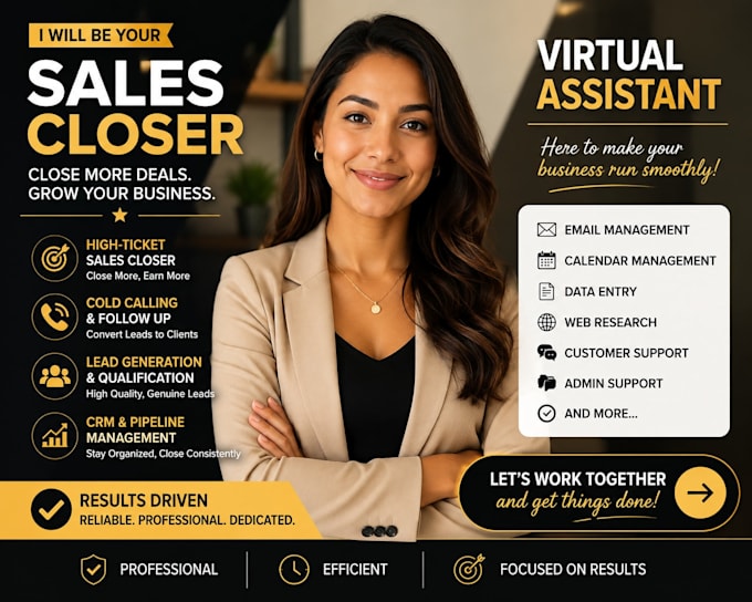 creative virtual assistant executive assistant shopper call cold calling sales