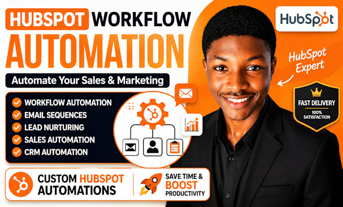create hubspot workflow automation and email sequences
