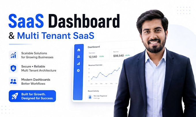 build saas dashboard and multi tenant saas for scalable growth