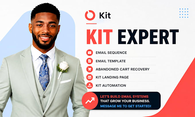 setup convertkit email sequence convertkit email template kit landing page