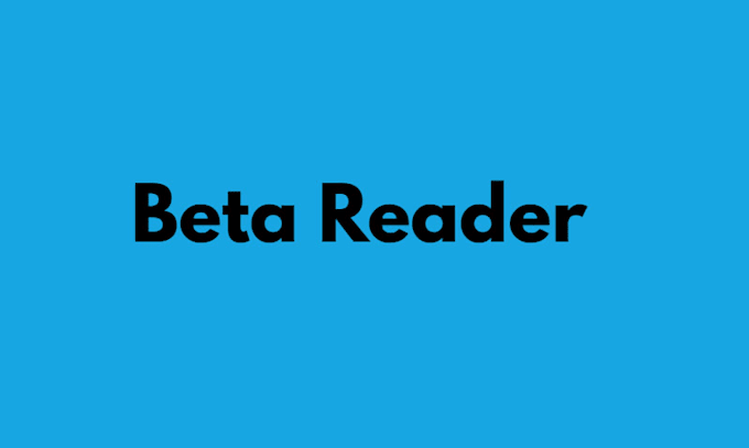 beta read your manuscript