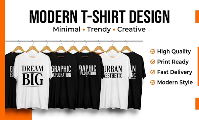 design modern custom t shirt design