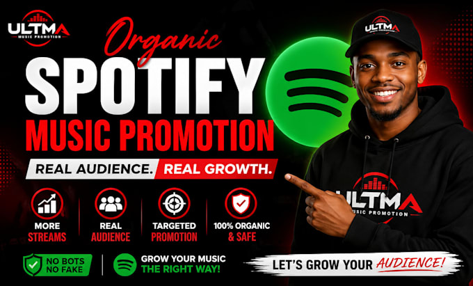 do organic spotify music promotion and grow your audience