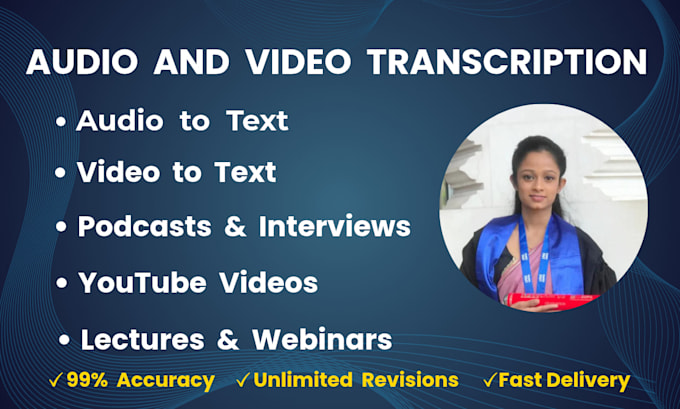 accurately transcribe audio and video to text