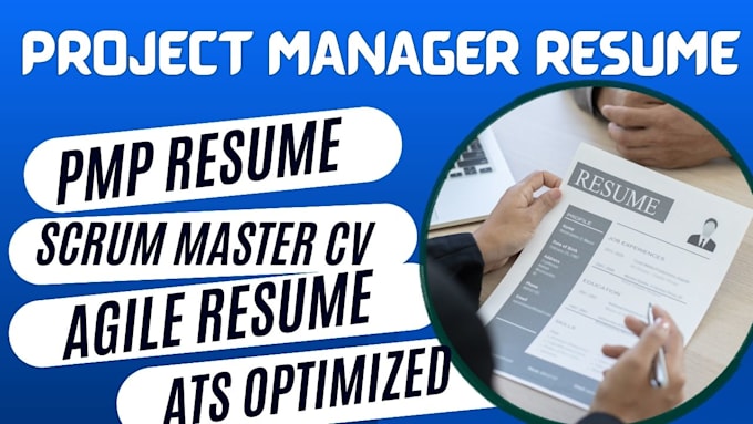 write ats project manager resume, pmp resume and scrum master CV