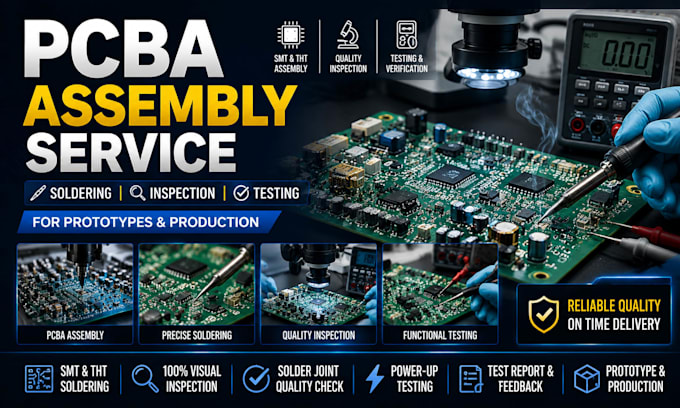 provide reliable pcba prototype assembly, quality inspectio and solder component