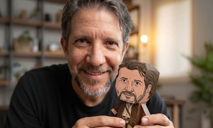 design a custom printable papercraft from your photo