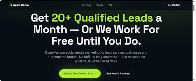 build responsive landing pages and websites with automation