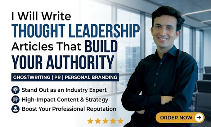 write thought leadership articles that build your authority