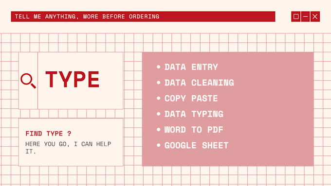 type data from PDF, images, or scanned documents