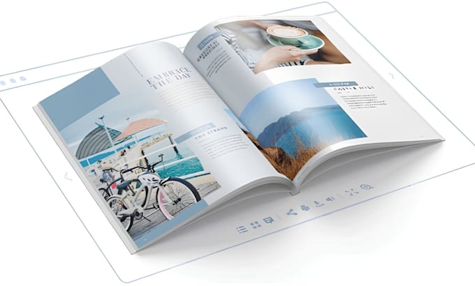 design flipbook, interactive PDF, digital magazine, ebook design and layout