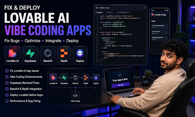 fix publish lovable ai base44 replit v0 app deploy to app store or play store