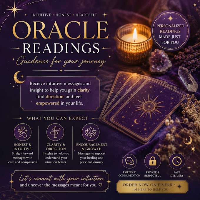 provide an intuitive tarot, oracle, and psychic reading