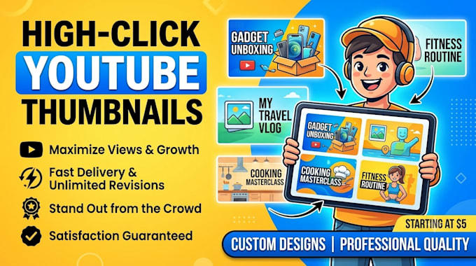 design viral youtube thumbnails