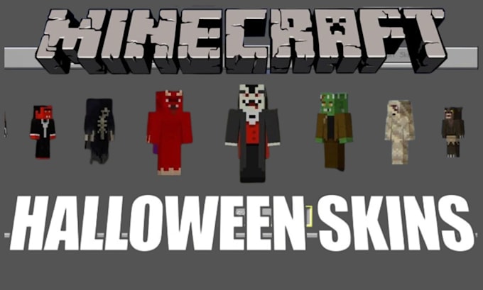 make unique minecraft halloween character skins