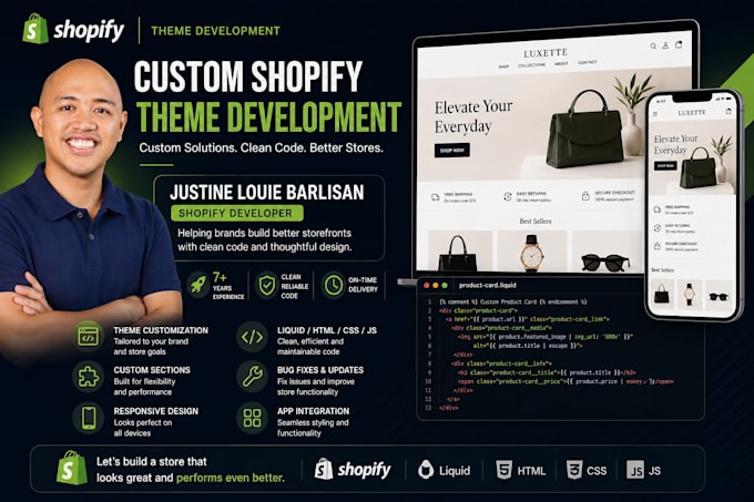 customize your shopify theme using liquid CSS and javascript