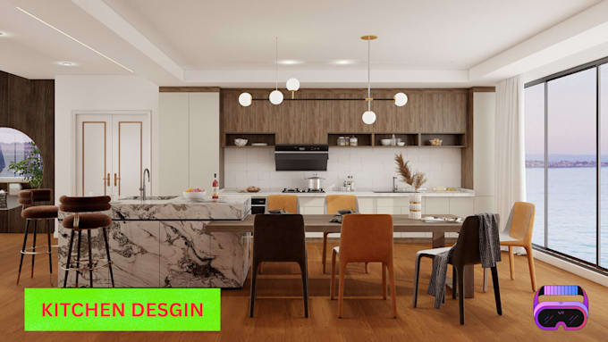 visualize interior design for bedroom, bathroom, kitchen, living, etc
