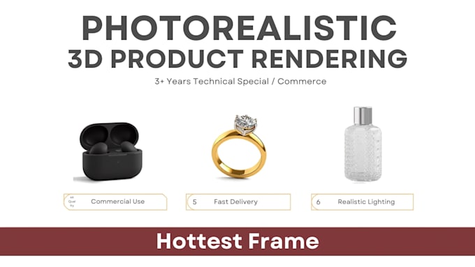 photorealistic 3d product rendering