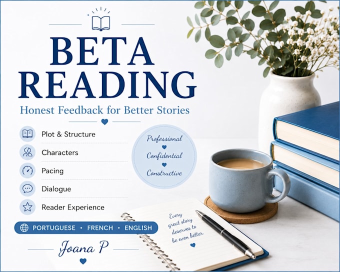 beta read your manuscript and provide honest feedback