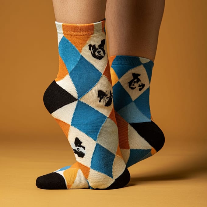 design custom and unique socks design