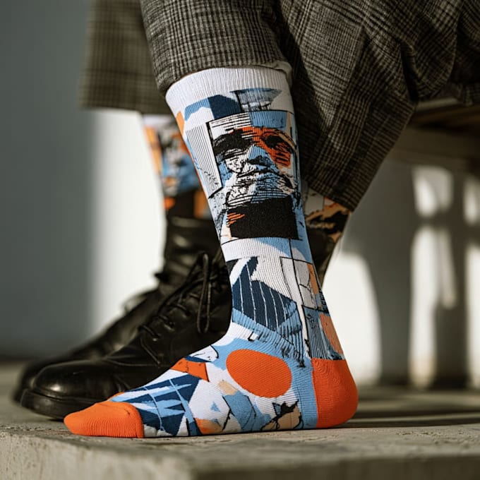 design custom and unique socks design
