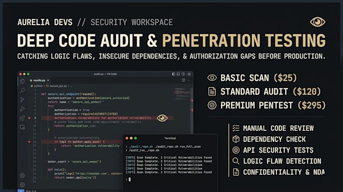 do a security audit on your web app, saas,or vibe coded tool