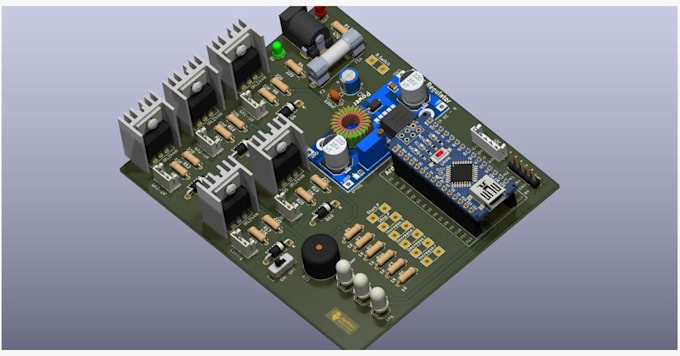 create esp32 pcb design for iot, robotics, automation and embedded systems