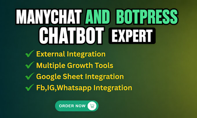 build a simple manychat and botpress chatbot for your social media account