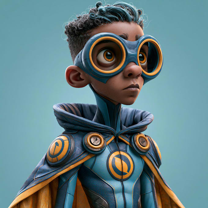 create cartoon avatar and superhero character of yourself