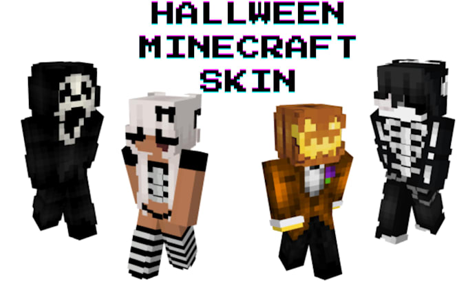 create a custom halloween minecraft skin for a scary standout look