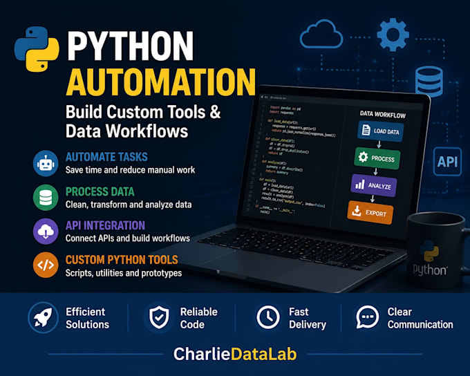 build python automation tools and data workflows