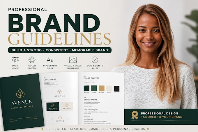 create professional brand guidelines and style guide
