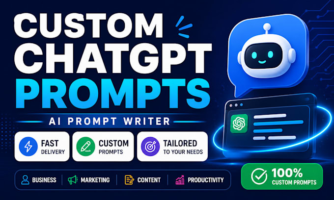 write custom ai prompts for chatgpt