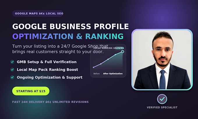optimize google business profile, local map ranking