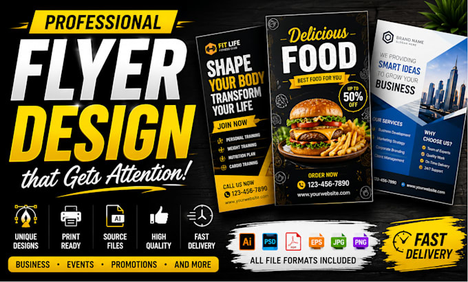 design professional flyer designs