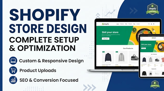 do shopify product listing and shopify store management
