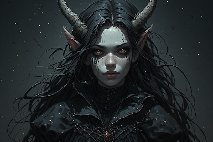 draw profeassonal horror character illustration characterart