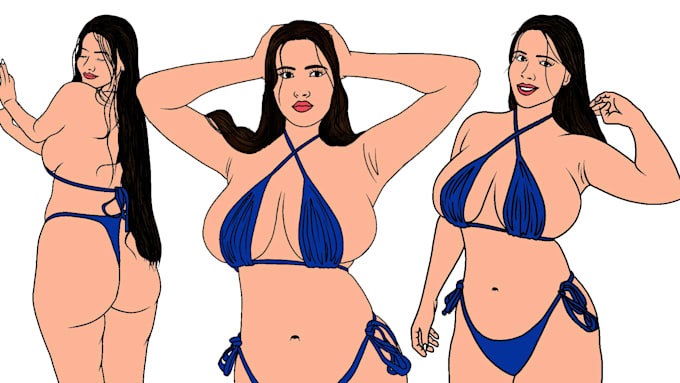 create custom stylised digital artwork and illustration
