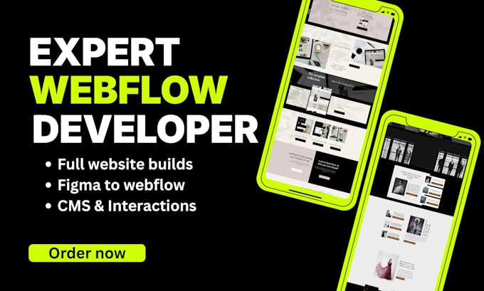 design your webflow website, figma to webflow expert