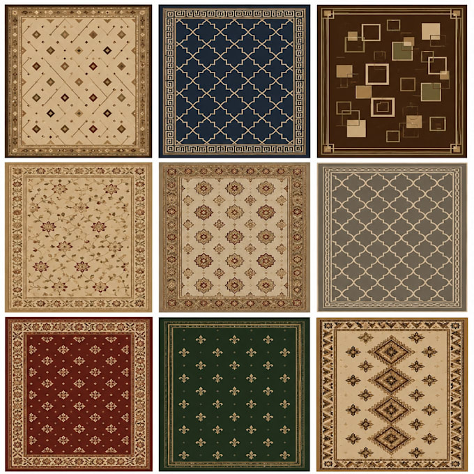 create modern carpet designs for homes and hotels