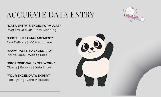 do accurate data entry in excel and google sheets