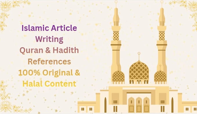 write islamic articles and blog posts
