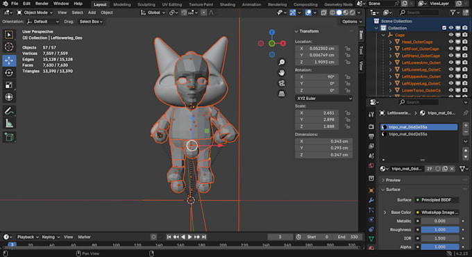 make a ugc character, roblox accessories in blender
