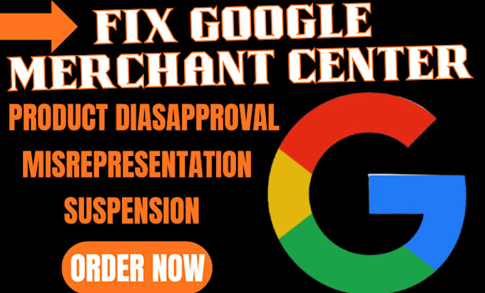fix google merchant center suspension, misrepresentation and website issues