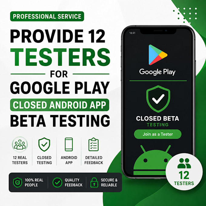 google play android beta testing 12 users